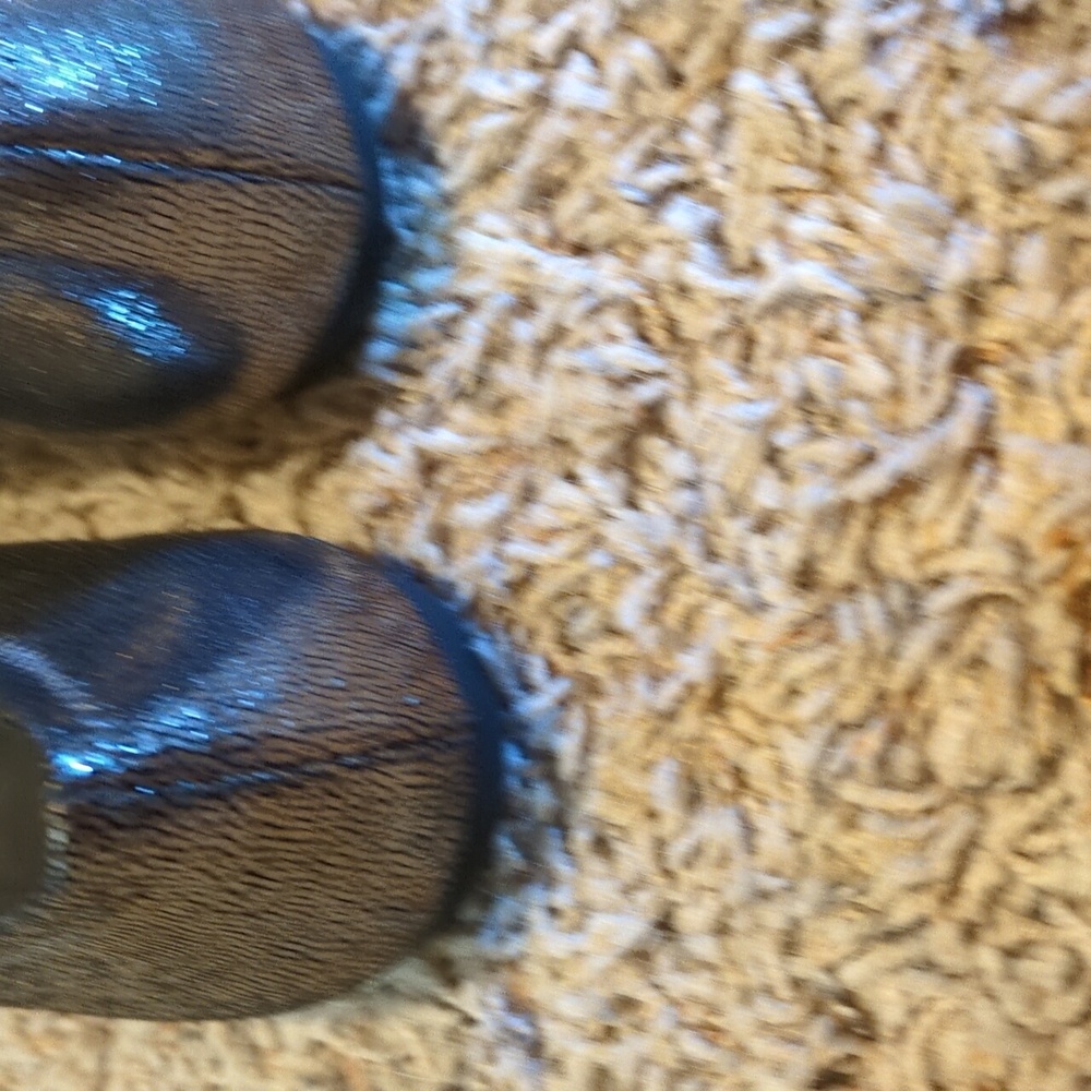 Tory Burch Metallic Silver Loafers - Picture 4 of 6